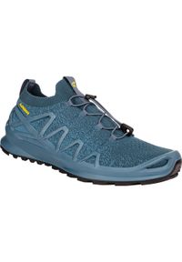 Buty trekkingowe męskie Lowa Fusion Low. Kolor: niebieski. Materiał: tkanina. Szerokość cholewki: normalna