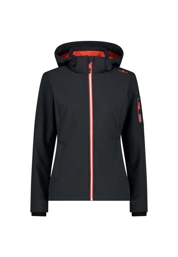 Kurtka damska turystyczna CMP 39A5006. Kolor: różowy. Materiał: softshell. Sport: turystyka piesza