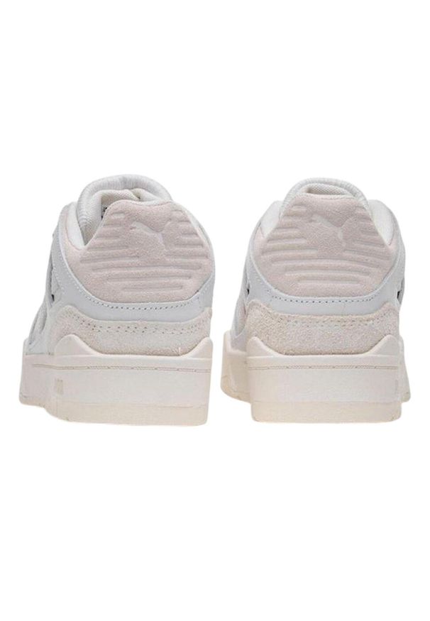Puma - Damskie Skórzane Buty Sportowe Slipstream. Kolor: biały. Materiał: skóra. Styl: sportowy