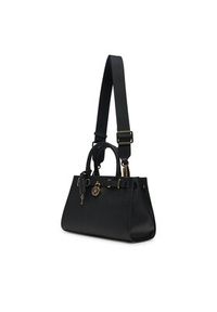 TOMMY HILFIGER - Tommy Hilfiger Torebka American Icon Mini Tote Leather AW0AW17188 Czarny. Kolor: czarny. Materiał: skórzane #4