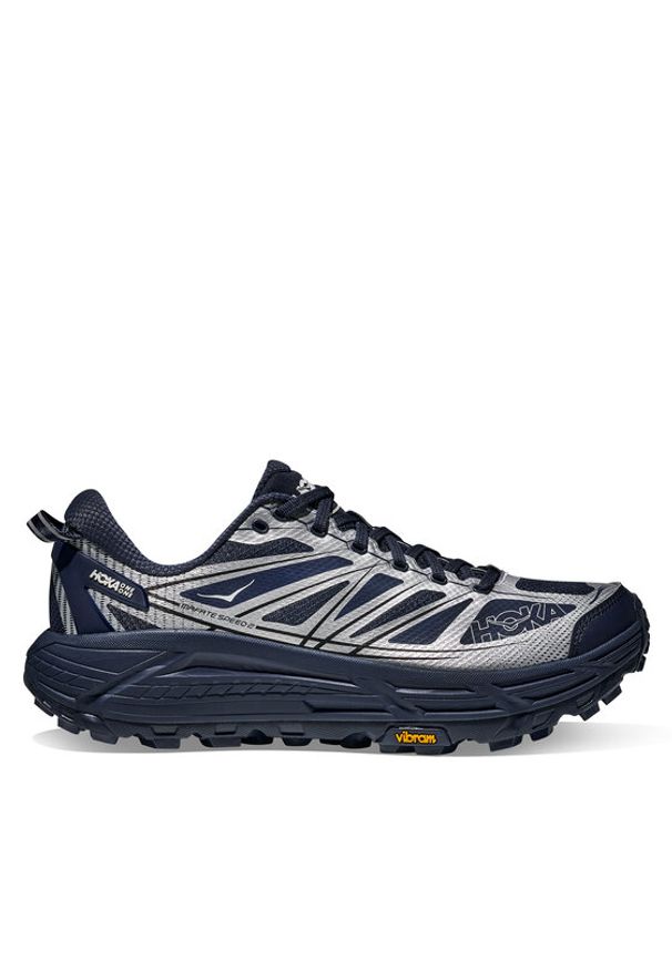 HOKA - Hoka Sneakersy Mafate Speed 2 1126851 Granatowy. Kolor: niebieski. Materiał: materiał