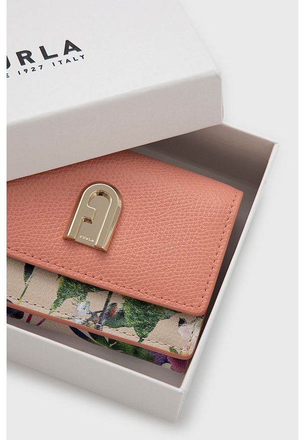 Furla portfel skórzany damski. Materiał: skóra