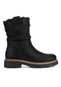 Clara Barson Botki WS6329-02 Czarny. Kolor: czarny. Materiał: skóra