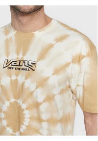Vans T-Shirt Logo VN0007UF Beżowy Classic Fit. Kolor: beżowy. Materiał: bawełna #5