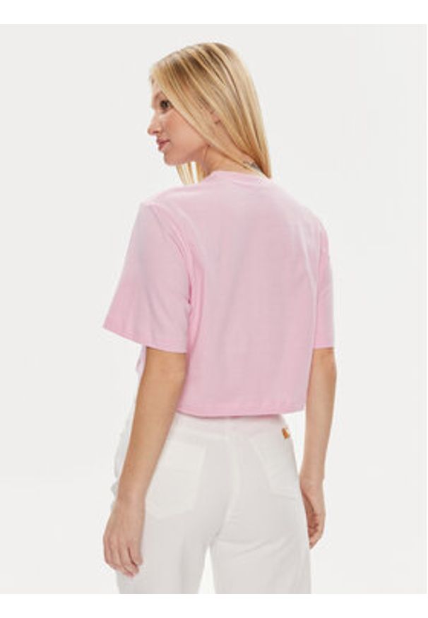 Guess T-Shirt Dakota V4GI13 JA914 Różowy Boxy Fit. Kolor: różowy. Materiał: bawełna