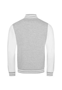 AWDIS - Kurtka Unisex Varsity Dla Dorosłych. Kolor: biały, wielokolorowy, fioletowy, szary