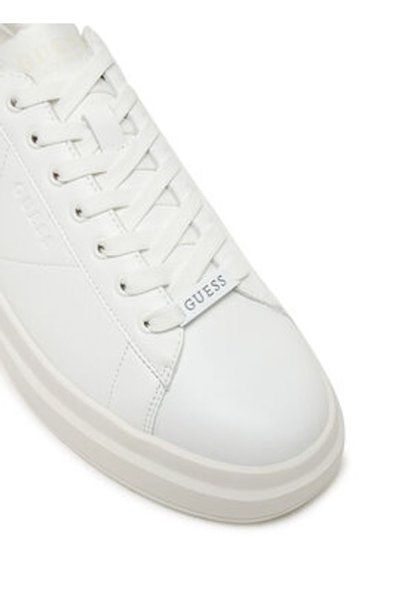 Guess Sneakersy FMJLBA LEA12 Biały. Kolor: biały. Materiał: skóra