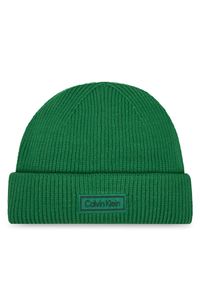 Czapka Calvin Klein. Kolor: zielony