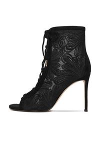 Eva Minge Botki EO-SASHA-LT18006-205 Czarny. Kolor: czarny. Materiał: materiał #3