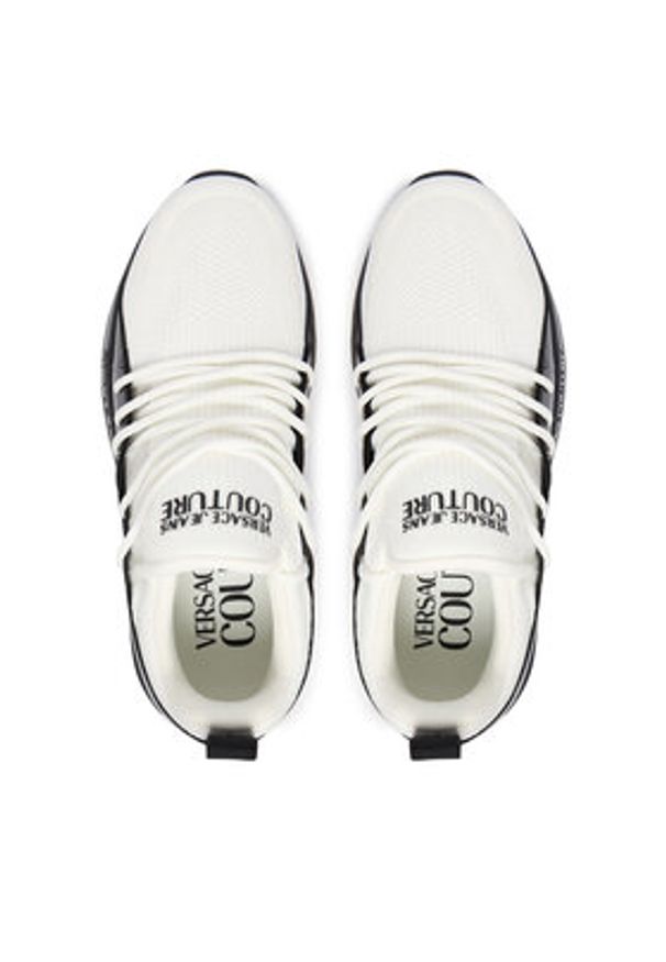 Versace Jeans Couture Sneakersy 80VA3SA8 Biały. Kolor: biały. Materiał: materiał