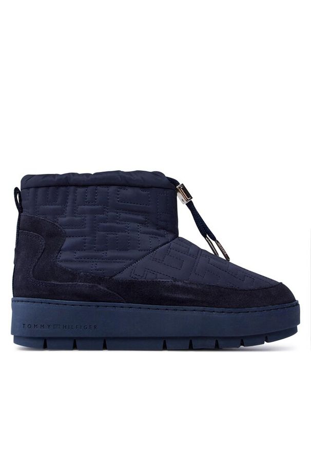 TOMMY HILFIGER - Śniegowce Tommy Hilfiger. Kolor: niebieski