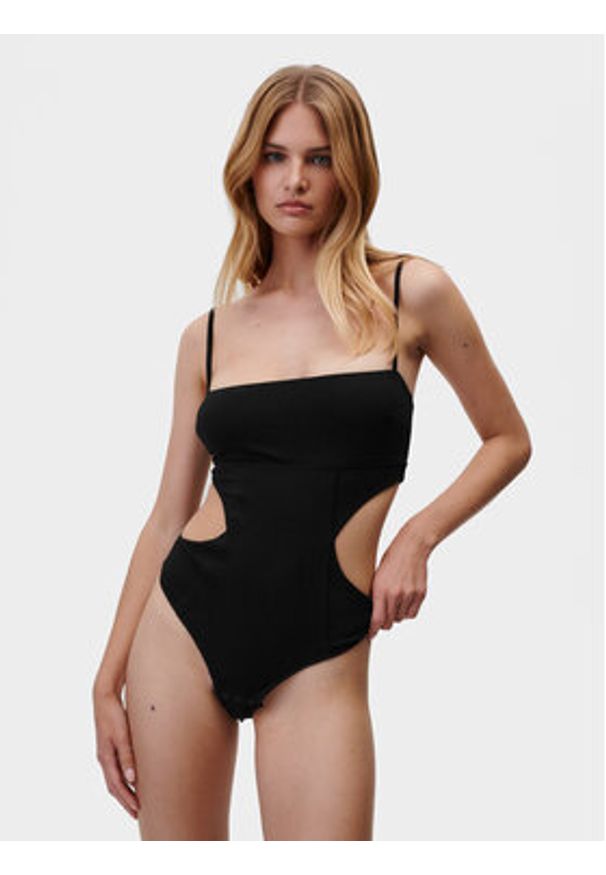 Undress Code Body Reckless 651 Czarny Slim Fit. Kolor: czarny. Materiał: wiskoza