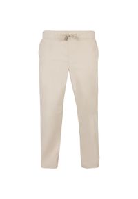 Spodnie z prostymi nogawkami z rozcięciem Urban Classics. Kolor: beżowy #1