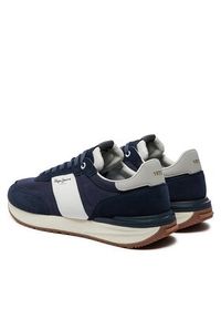 Pepe Jeans Sneakersy Buster Tape PMS60006 Granatowy. Kolor: niebieski. Materiał: materiał #5