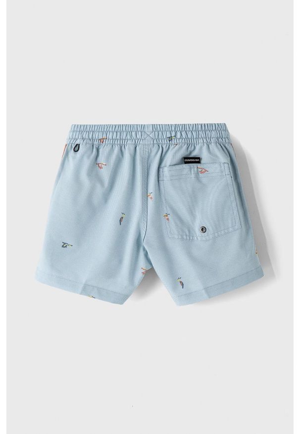 Quiksilver Szorty dziecięce regulowana talia. Okazja: na co dzień. Kolor: niebieski. Materiał: materiał, włókno. Styl: casual