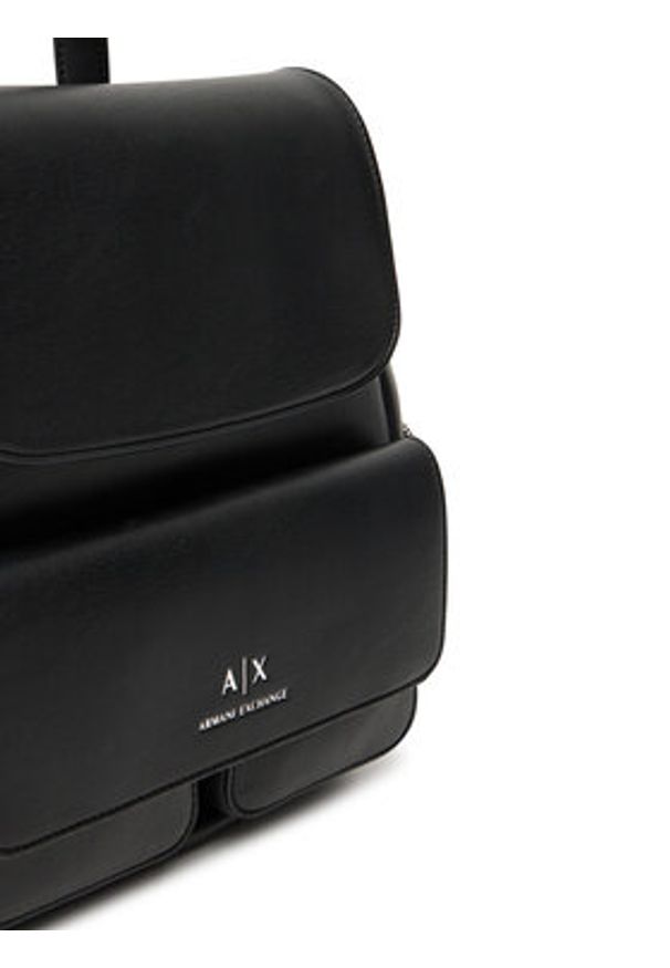Armani Exchange Plecak XW001923 AF12589 UC001 Czarny. Kolor: czarny. Materiał: skóra