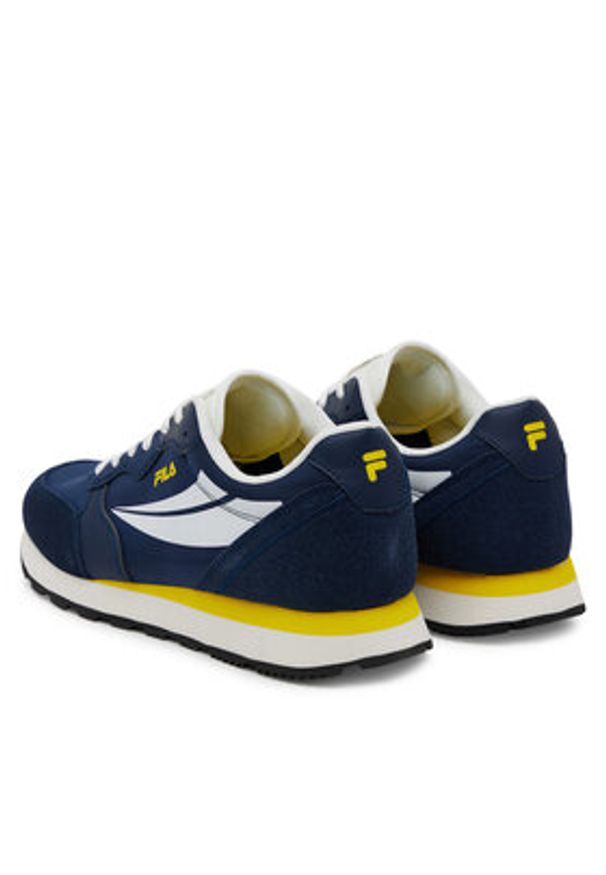 Fila Sneakersy Hypert FFM0380 53312 Granatowy. Kolor: niebieski. Materiał: materiał
