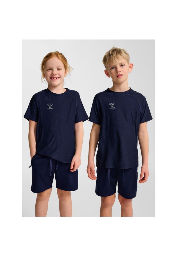 Koszulka dla dzieci Hummel Cima 2.0. Kolor: niebieski. Materiał: materiał. Sport: piłka nożna