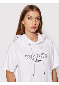 DKNY Sport Sukienka dzianinowa DP1D4601 Biały Regular Fit. Kolor: biały. Materiał: bawełna, dzianina. Typ sukienki: sportowe. Styl: sportowy #5