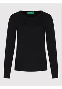 United Colors of Benetton - United Colors Of Benetton Bluzka 3GA2E16F9 Czarny Regular Fit. Kolor: czarny. Materiał: bawełna #4