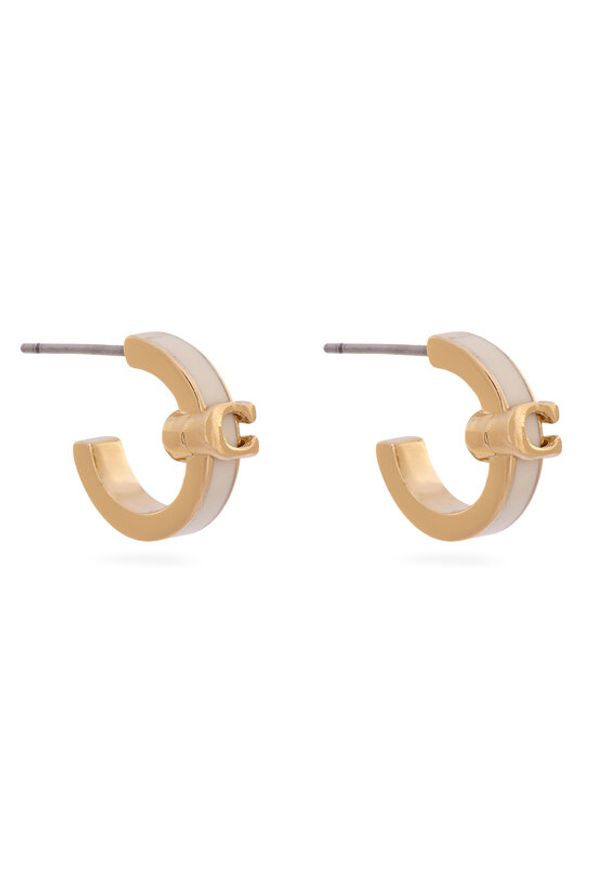 Coach Kolczyki 37560726 Złoty. Materiał: ze stali, ze stali nierdzewnej. Kolor: złoty