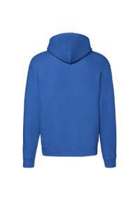 FRUIT OF THE LOOM - Bluza Męska Premium Z Pełnym Zamkiem Błyskawicznym. Kolor: niebieski
