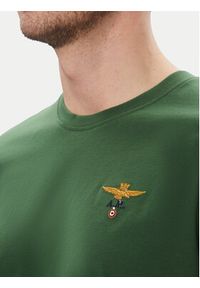 Aeronautica Militare T-Shirt 251TS1580J372 Zielony Regular Fit. Kolor: zielony. Materiał: bawełna