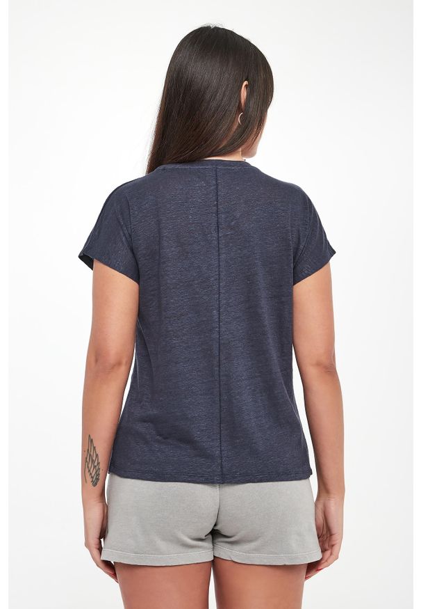 Ecoalf - T-shirt damski lniany Arendal ECOALF. Materiał: len