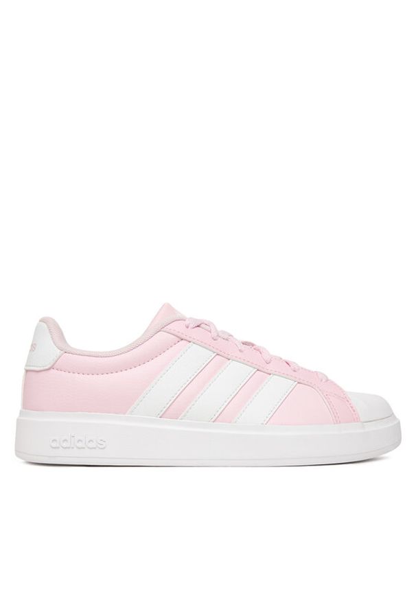 Adidas - adidas Sneakersy Streettalk JQ8609 Różowy. Kolor: różowy. Materiał: skóra