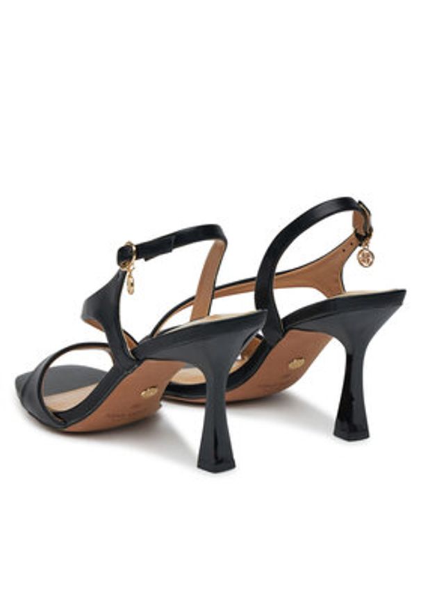Nine West Sandały SXH1374-20 Czarny. Kolor: czarny. Materiał: materiał