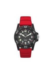 Zegarek Timex. Kolor: czerwony. Styl: street #1