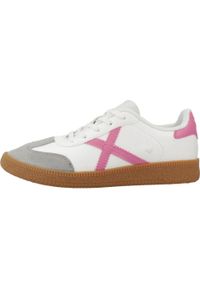 Munich - Buty MUNICH MINI BARRU 09 Biały. Okazja: na co dzień. Kolor: biały. Materiał: syntetyk, tkanina, skóra