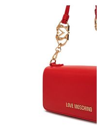 Love Moschino - LOVE MOSCHINO Torebka JC4051PP1NLF0500 Czerwony. Kolor: czerwony. Materiał: skórzane #4