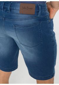 Bermudy dżinsowe ze stretchem Regular Fit bonprix jasnoniebieski denim. Kolor: niebieski #6