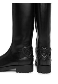 Love Moschino - LOVE MOSCHINO Kozaki JA26064G0NIA0000 Czarny. Kolor: czarny. Materiał: skóra #6