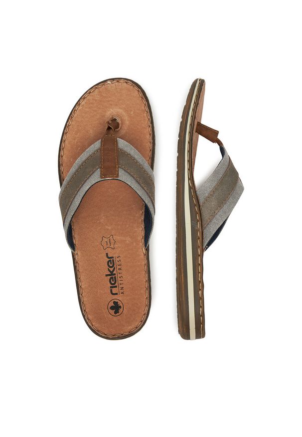 Japonki Rieker. Kolor: beżowy