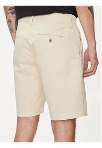 Pepe Jeans Szorty materiałowe Regular Chino Short PM801092 Beżowy Regular Fit. Kolor: beżowy. Materiał: bawełna