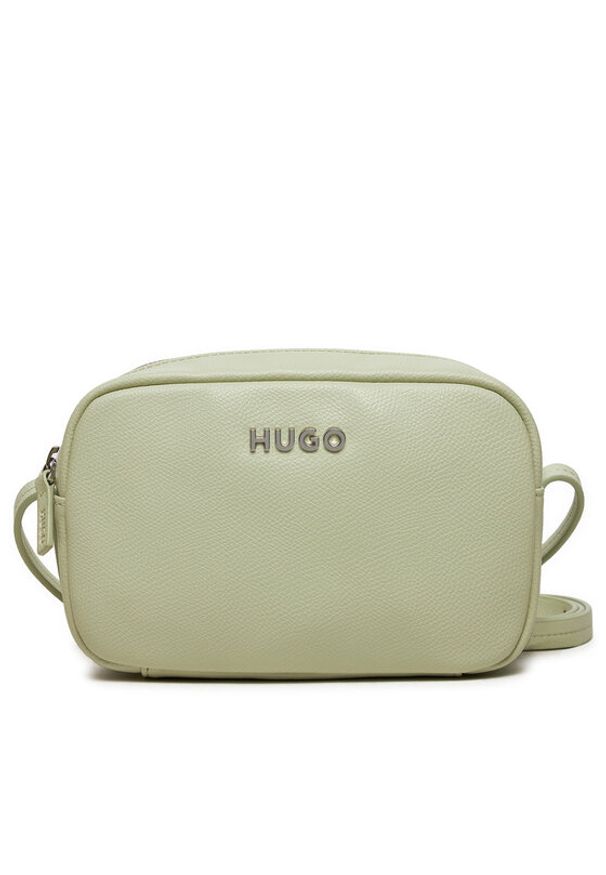 Hugo Torebka Chris SM Crossbody R 50485074 Zielony. Kolor: zielony. Materiał: skórzane