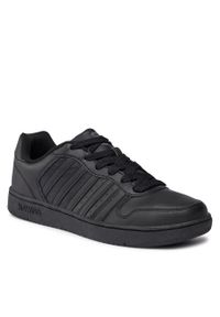 Sneakersy K-Swiss Court Palisades 06931 Black/Black. Kolor: czarny. Materiał: skóra