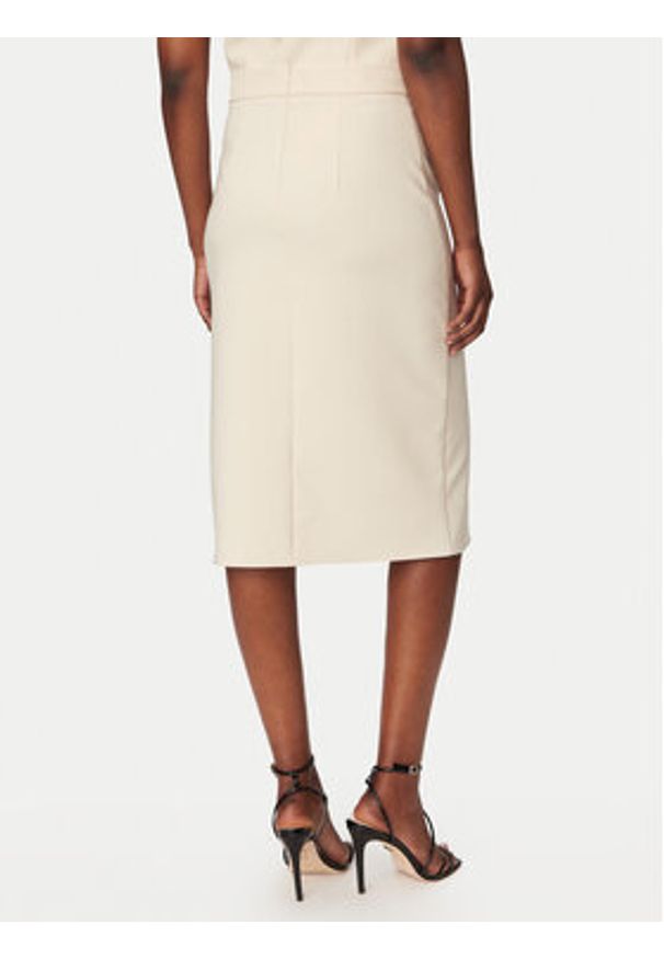 Rinascimento Spódnica ołówkowa CFC0128271003 Beżowy Slim Fit. Kolor: beżowy. Materiał: syntetyk