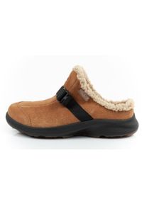 keen - Kapcie z kożuszkiem damskie Keen laczki Hood Clog. Kolor: brązowy. Materiał: zamsz, skóra. Sport: turystyka piesza #2