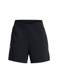Krótkie Spodnie Terry Under Armour Ua Rival Damskie. Kolor: czarny, biały, wielokolorowy. Materiał: bawełna, poliester. Długość: krótkie