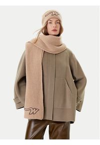 Weekend Max Mara Szalik Bardies 2525746035 Brązowy. Kolor: brązowy. Materiał: wełna, materiał #3