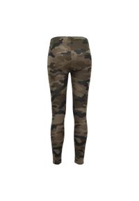 Urban Classics - Damskie Legginsy W Kamuflażu. Kolor: brązowy, zielony, wielokolorowy. Sport: turystyka piesza