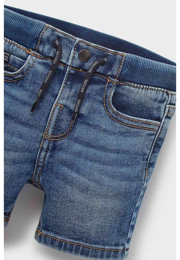 Mayoral szorty jeansowe dziecięce kolor fioletowy regulowana talia. Okazja: na co dzień. Kolor: fioletowy. Materiał: jeans. Styl: casual