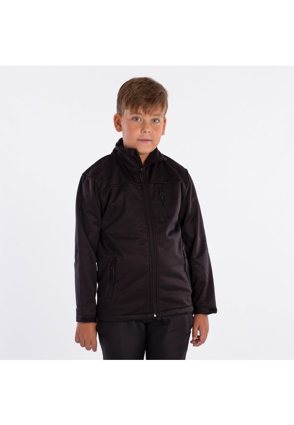 Softee - SOFTEE REGIS KID miękka kurtka softshell 6 lat. Okazja: na co dzień. Kolor: czarny. Materiał: softshell. Sezon: lato. Styl: casual