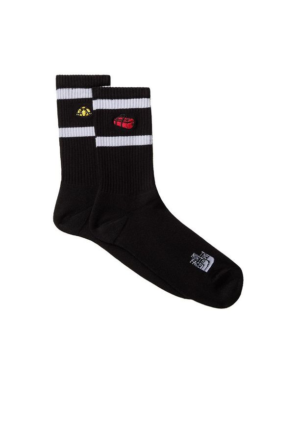 Skarpetki unisex The North Face Everyday Crew Icons 0A8EGMJK31 - czarne. Kolor: czarny. Materiał: poliester, elastan, bawełna, materiał, poliamid. Wzór: nadruk