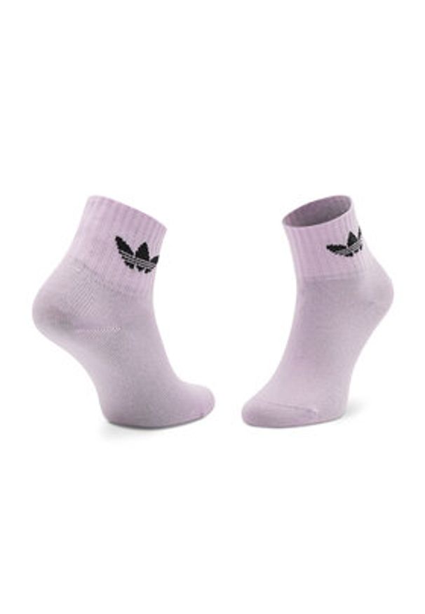 Adidas - adidas Skarpety Wysokie Dziecięce Ankle HK7186 Czarny. Kolor: czarny. Materiał: materiał