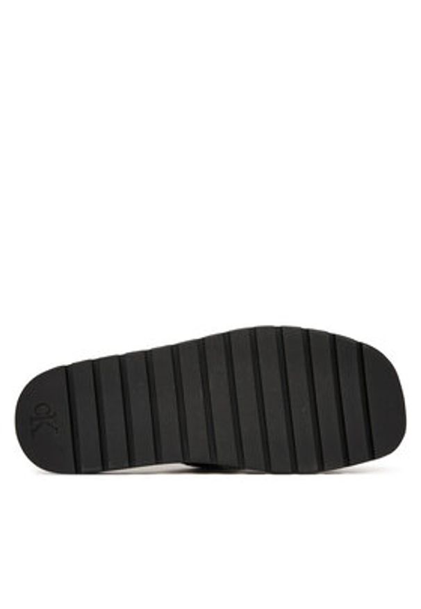 Calvin Klein Klapki Sq Molded Sandal Xcross Wb HM0HM02101 Granatowy. Kolor: niebieski. Materiał: materiał