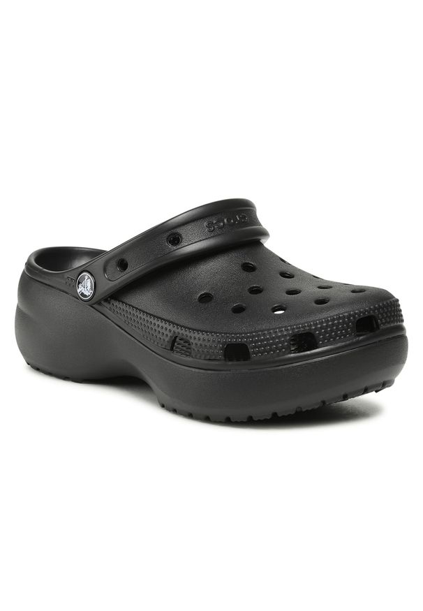 Crocs - Klapki CROCS - Classic Platform Clog 206750 Black. Kolor: czarny. Obcas: na platformie